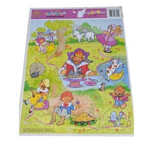 Golden Books Preschool Frame Tray Nursery Rhymes Puzzle 1994‎